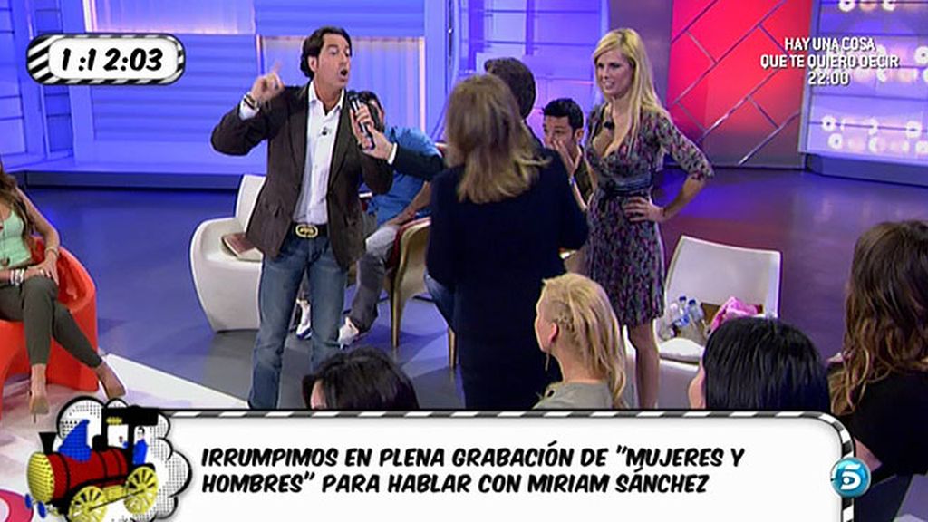 Jorge Javier entrevista a Pipi y Miriam en 'Mujeres y hombres' y propone un polígrafo a Miriam