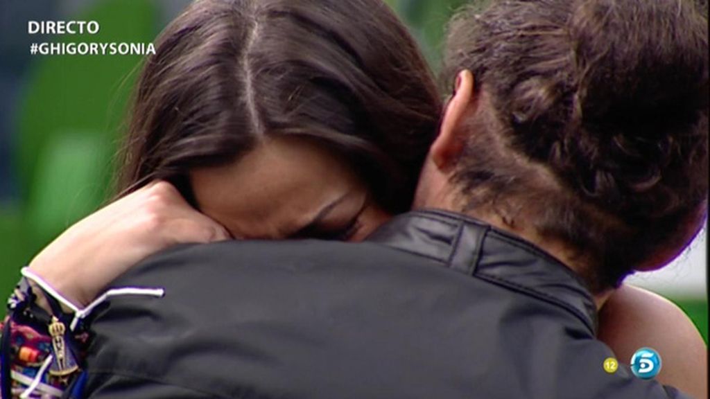 La despedida de Sonia y Kristian