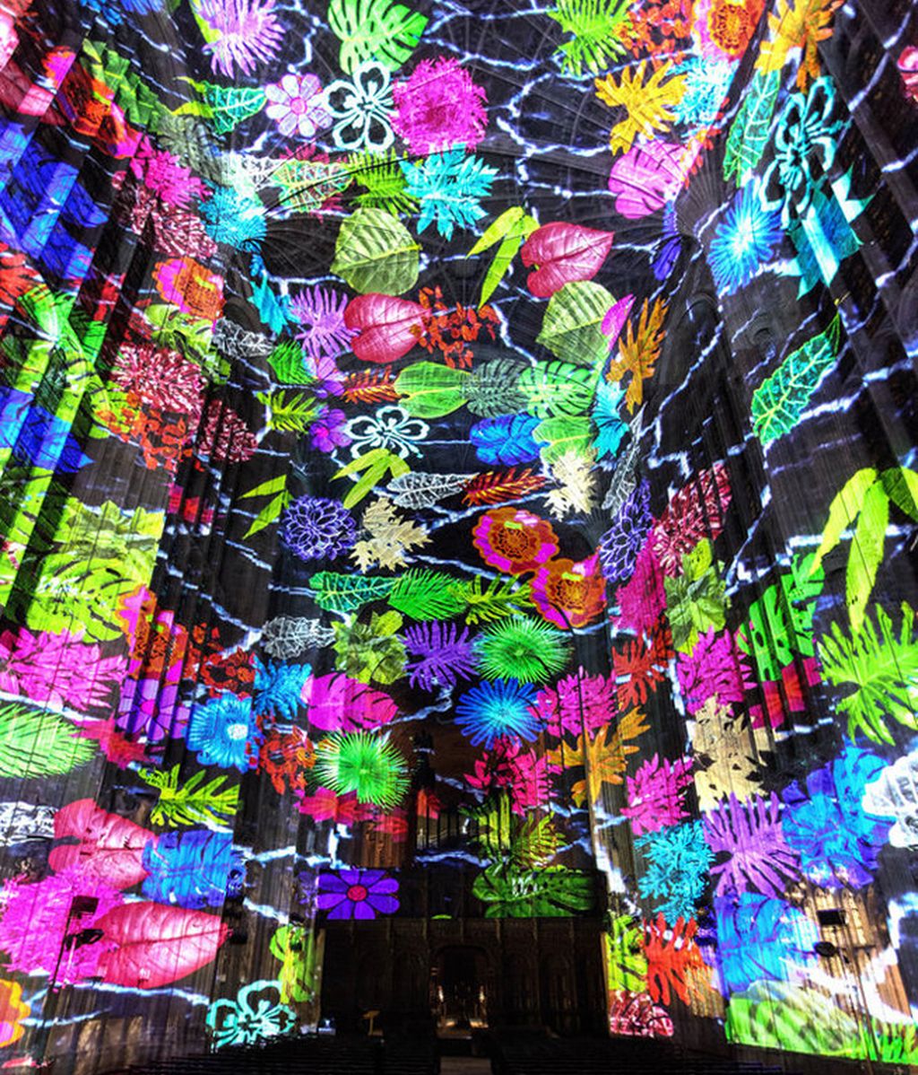 La capilla del King's College, llena de color