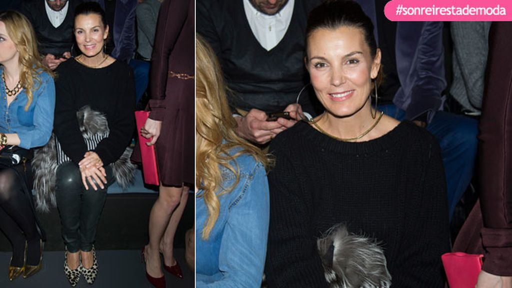Nieves Álvarez, Elia Galera, Natalia y Soraya en el 'front row' de la Fashion Week