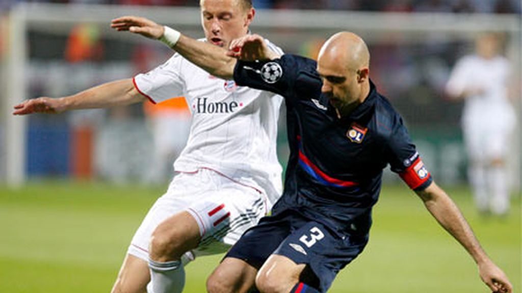 Olympique de Lyon - Bayern de Múnich, el partido en imágenes