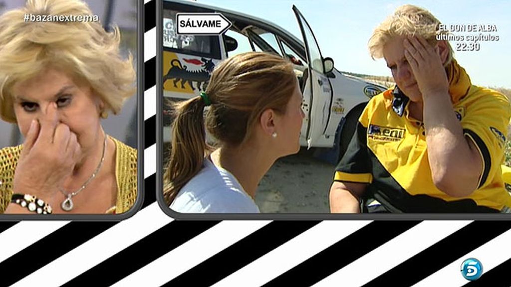 Carmen Bazán, al borde de las lágrimas tras superar su reto