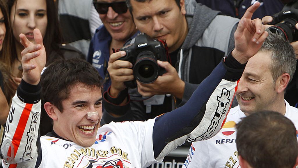 La sonrisa del nuevo campeón de MotoGP