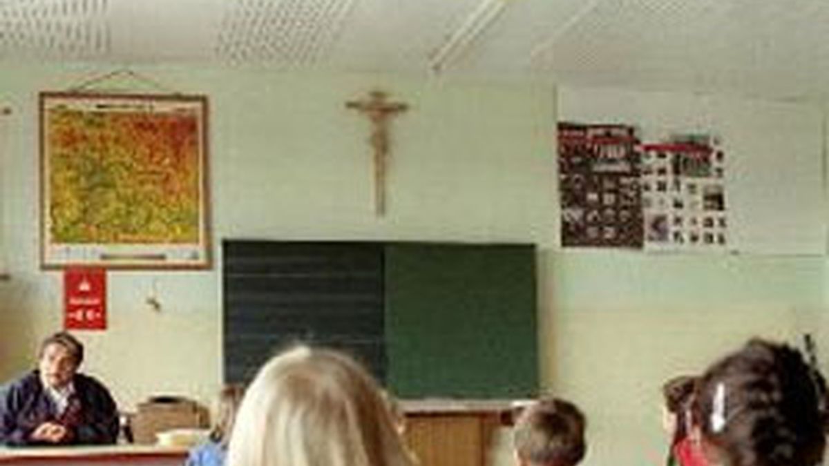 Crucifijos en las escuelas españolas. FOTO: Reuters.