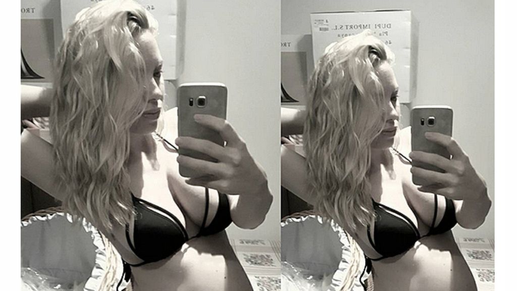 La extronista luce feliz su tripita premamá