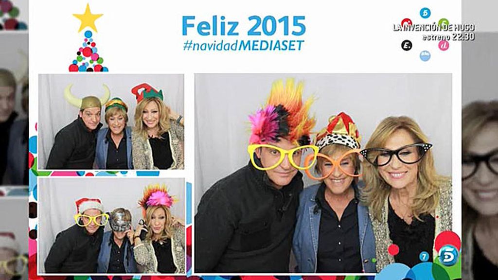 El programa felicita las fiestas con el 'selfiematón'