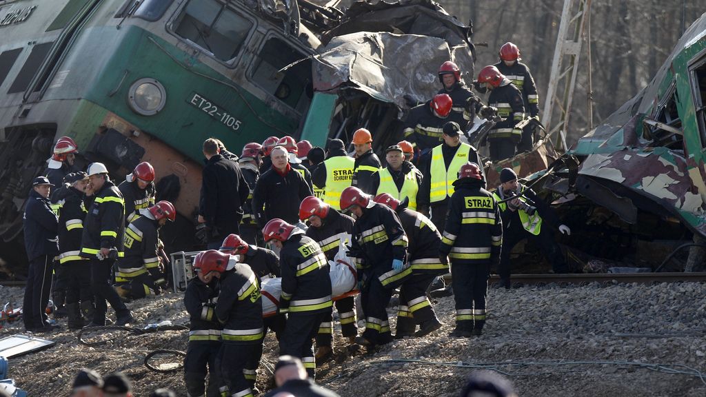 Accidente ferroviario en Polonia