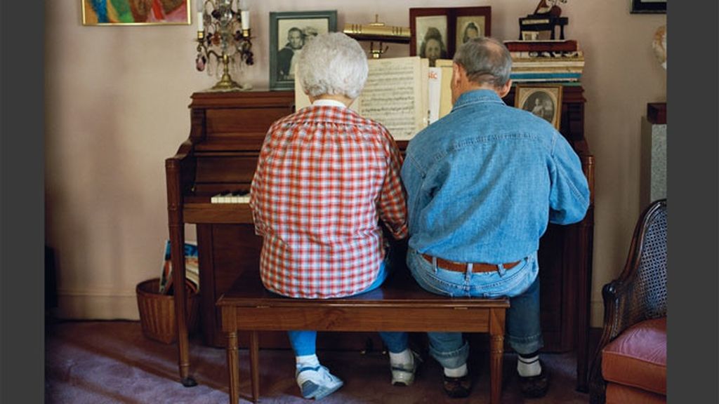 Los amantes que han pasado la vida juntos