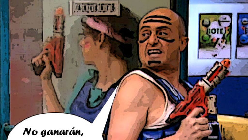 Batalla láser en Esperanza Sur