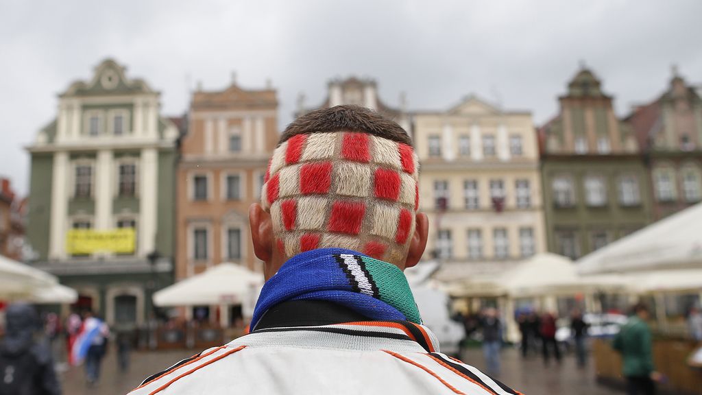 Mayoría croata en las gradas en el partido con Italia