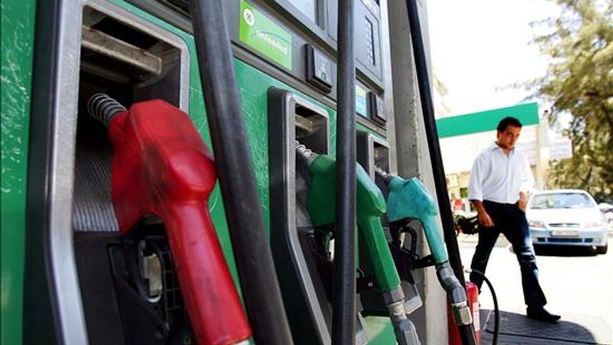 Surtidor de combustibles en una gasolinera. EFE/Archivo