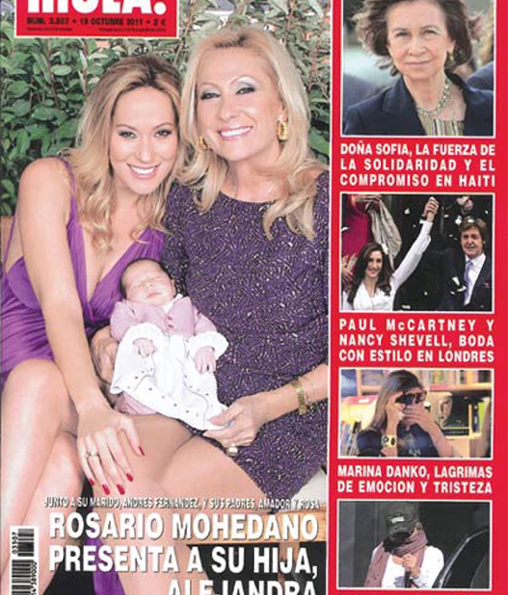 Chayo Mohedano presenta a su hija Alejandra