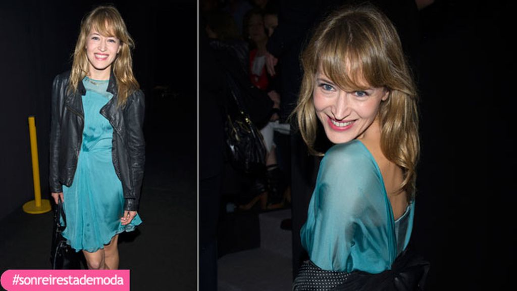 Marta Larralde en el desfile de Duyos