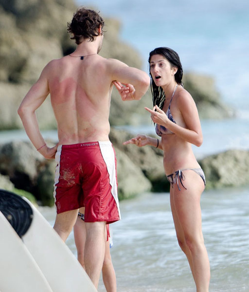 El más macizo de los 'Take That' se divierte como un niño en el mar