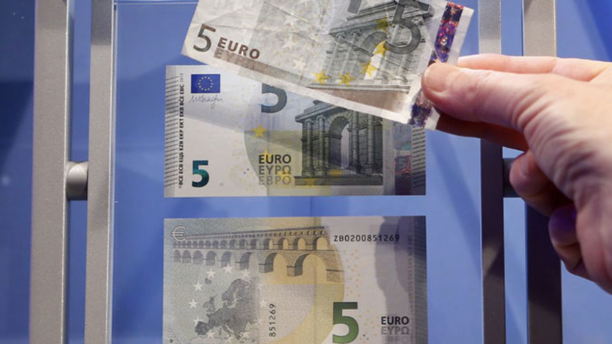 El nuevo billete de cinco euros