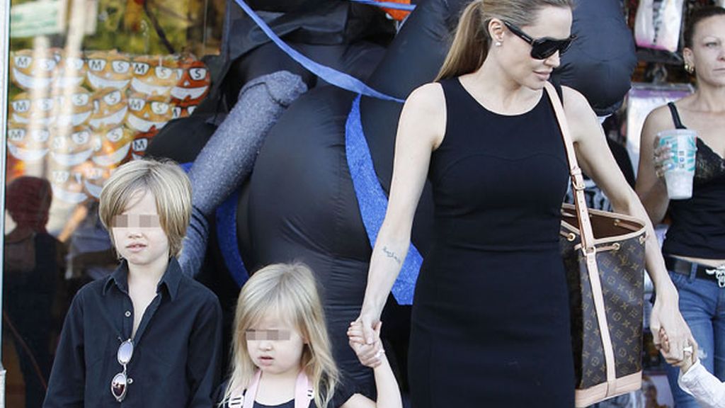 Los 'Brangelina', listos para Halloween