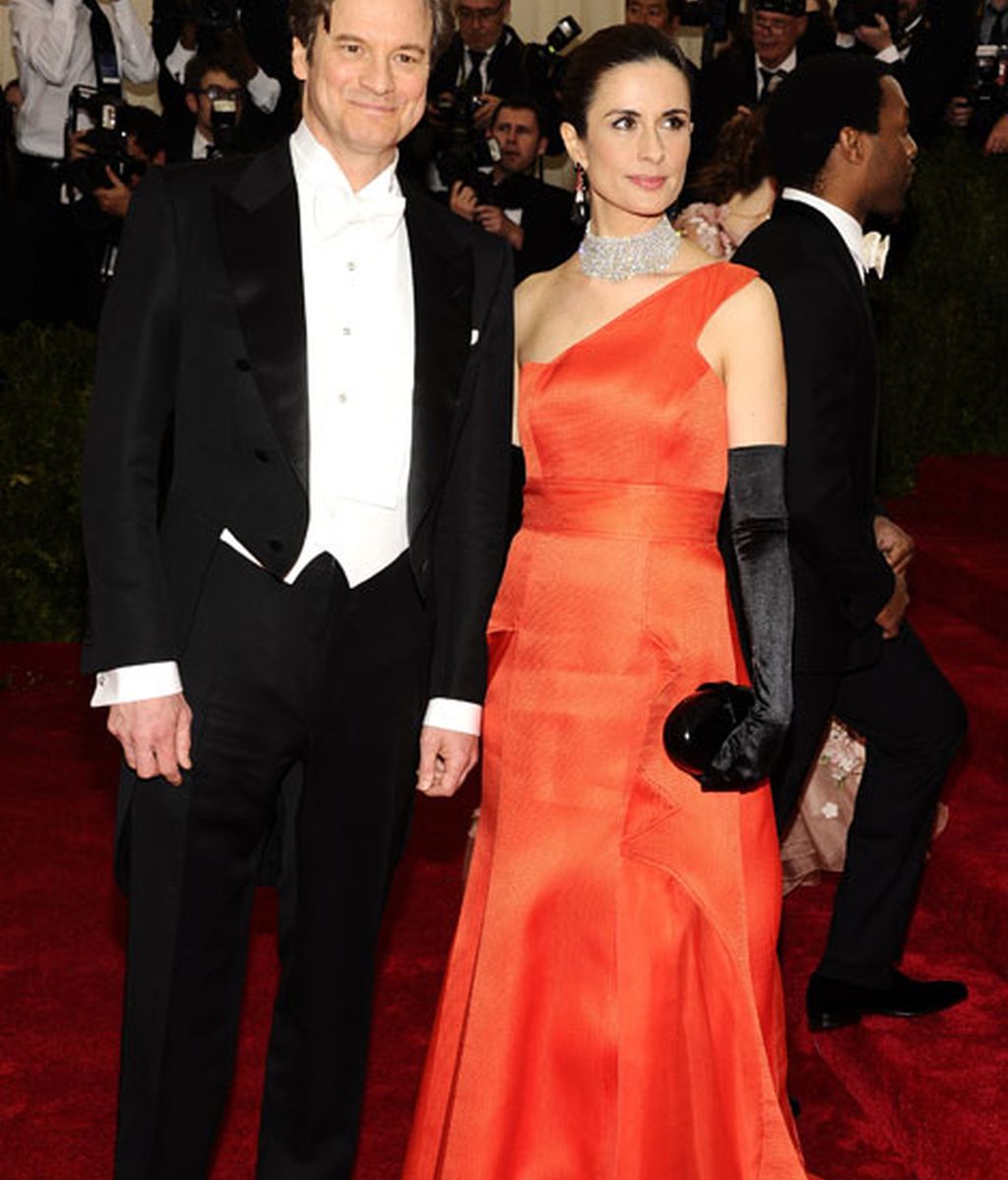 Colin Firth y su esposa Livia Giuggioli