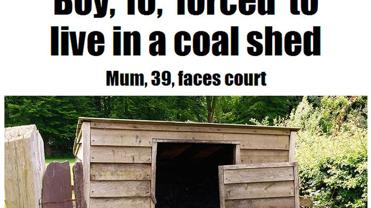Una madre británica obliga a su hijo de 10 años a vivir en una carbonera