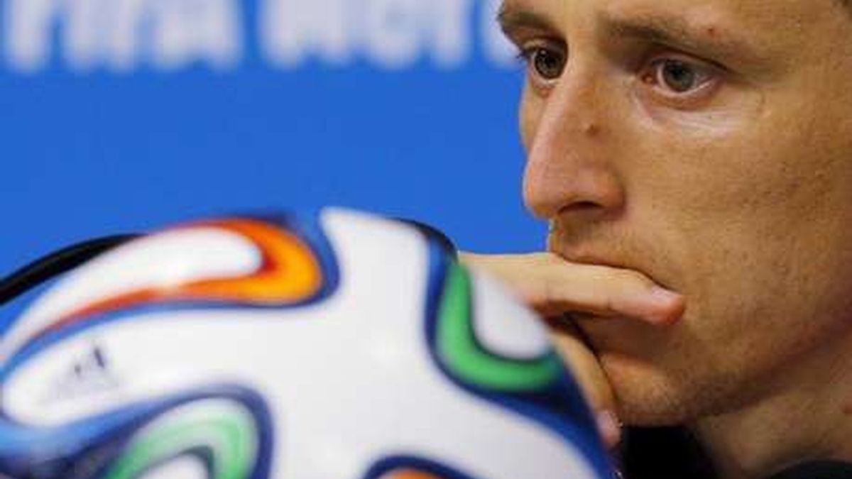El centrocampista del Real Madrid Luka Modric