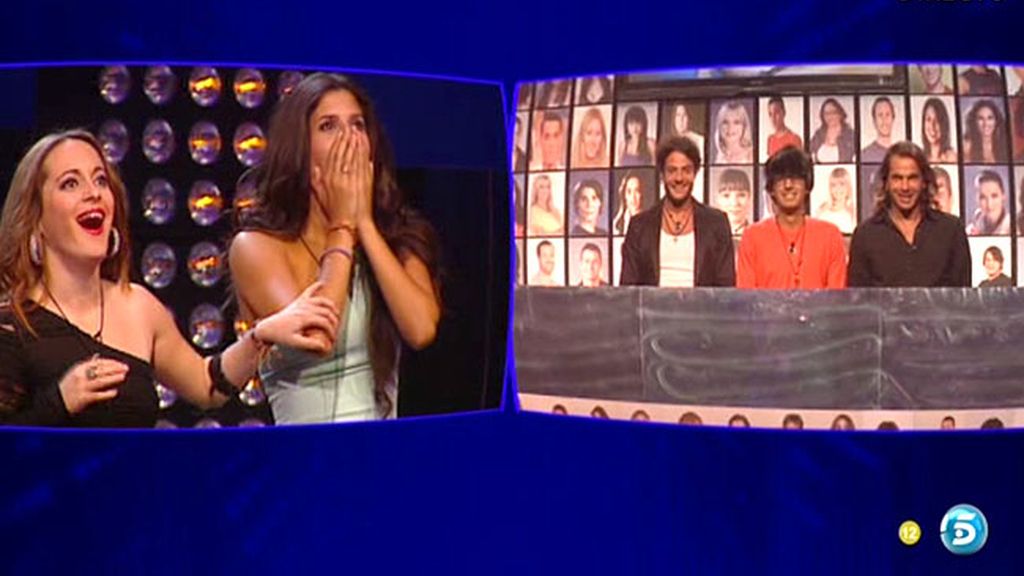Las concursantes por fin saben que Aless, Dani y Pepe son finalistas
