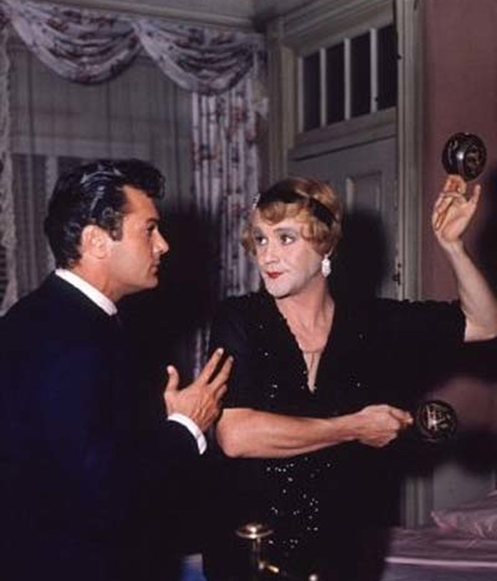 Con Jack Lemmon, en 'Con faldas y a lo loco'
