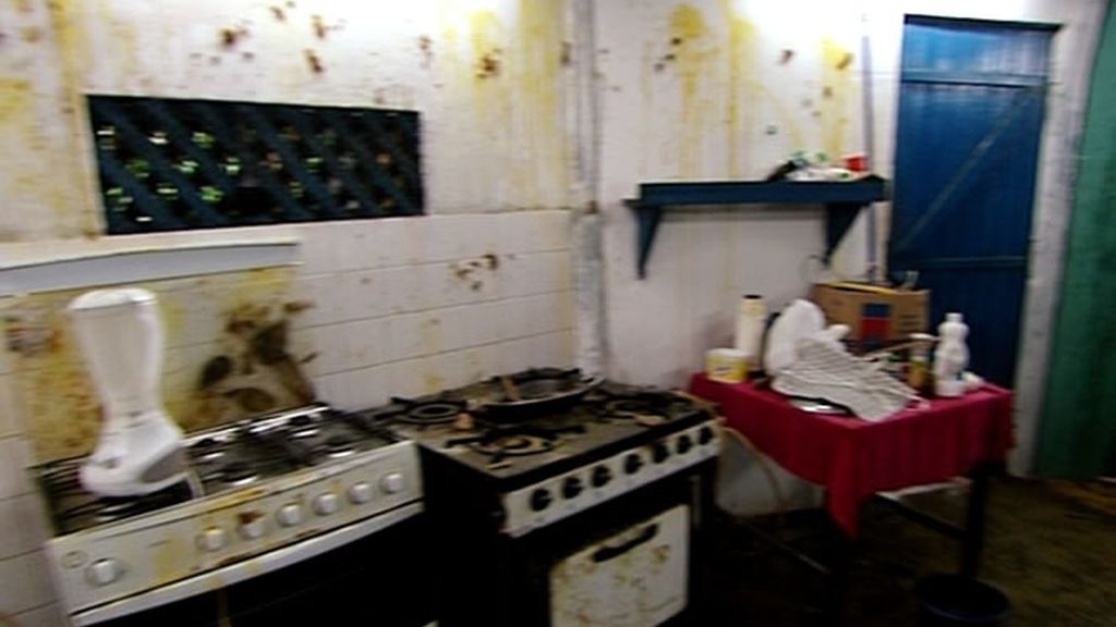 La cocina era un auténtico desastre