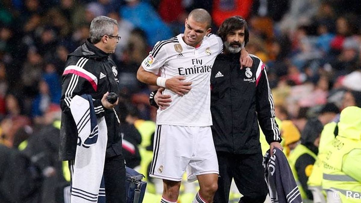 Pepe sufre una contusión costal y será baja ante el Getafe