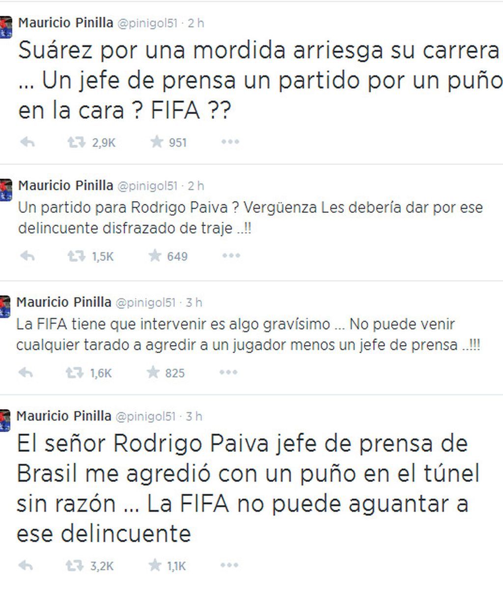 tweets pinilla