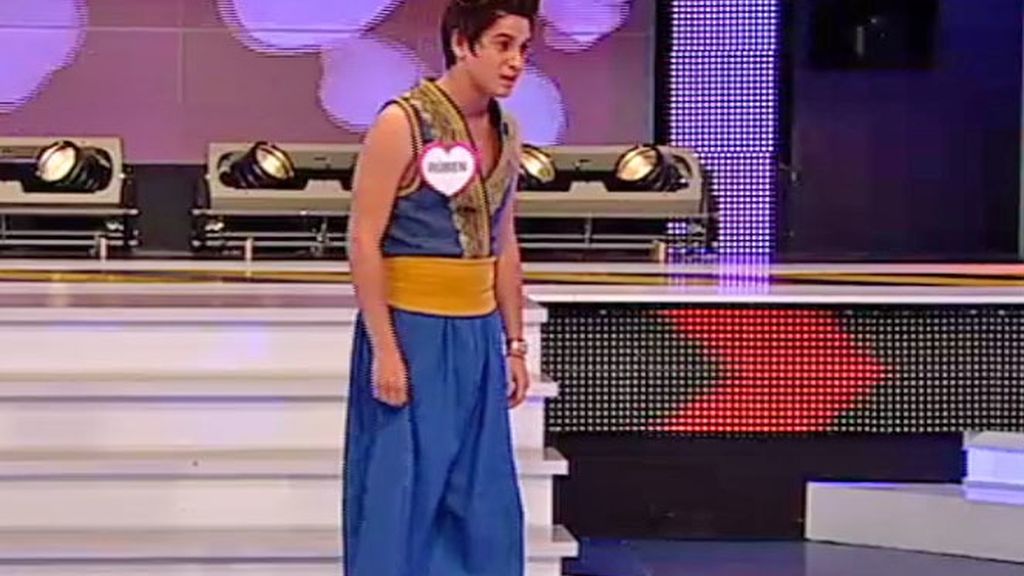Rubén vestido de Aladín