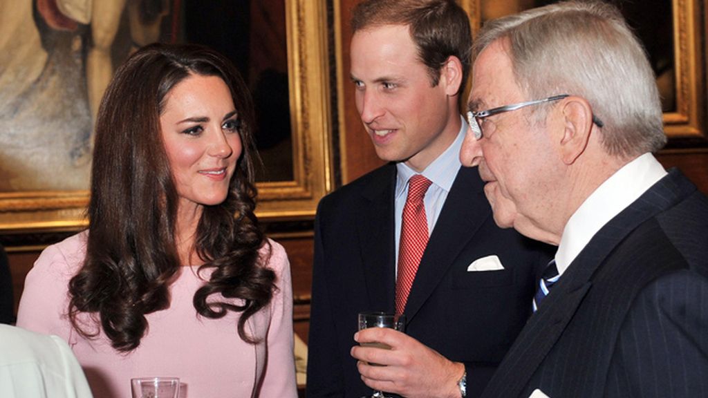 Los duques de Cambridge, William y Katherine con Constantino, rey de Grecia