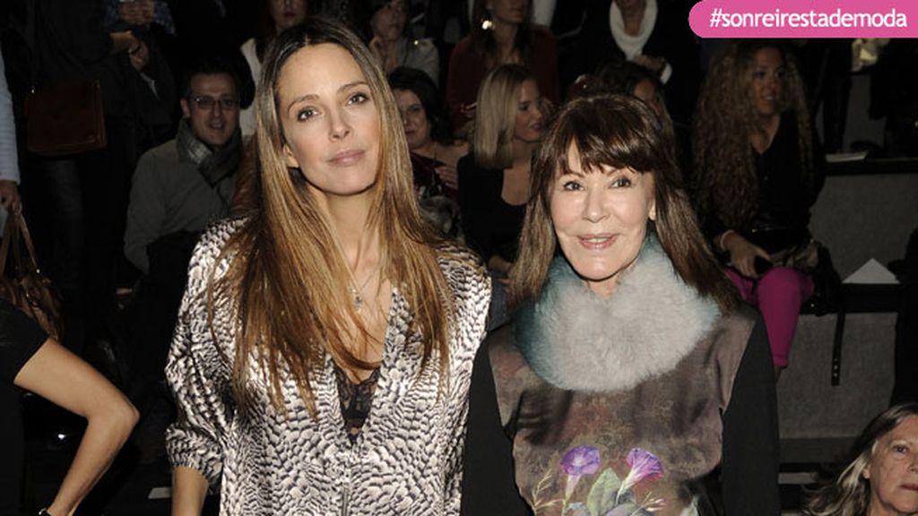 Estefanía Luyk y Paquita Torres en el desfile de Francis Montesinos