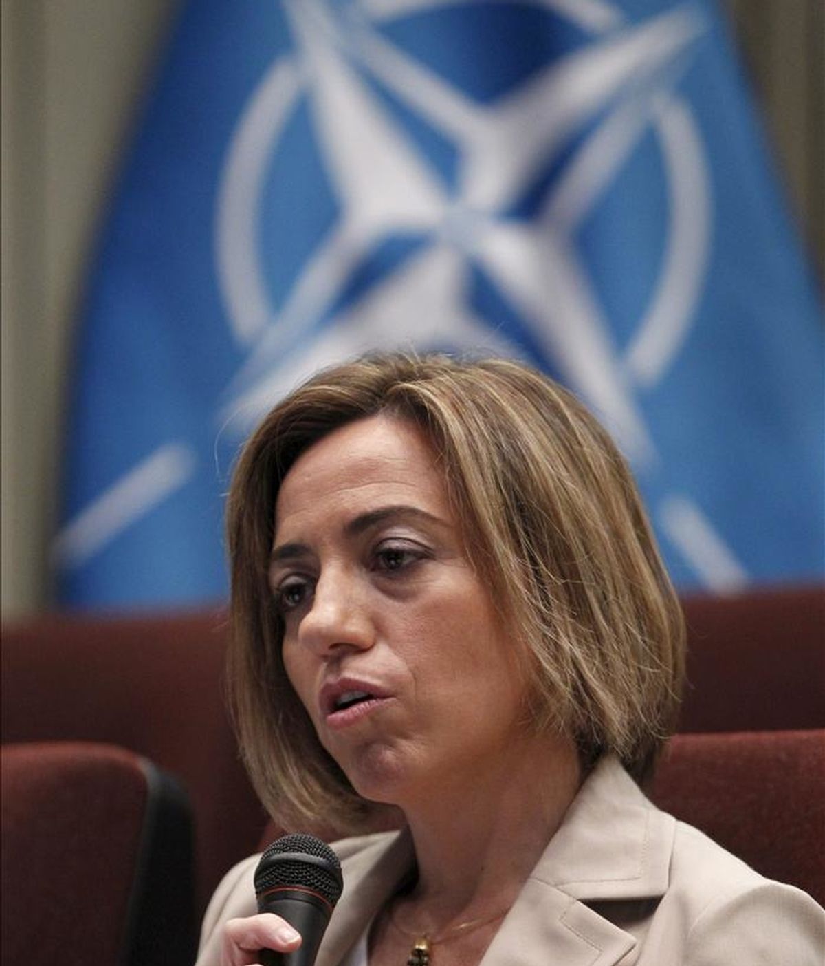 La ministra de Defensa, Carme Chacón. EFE/Archivo