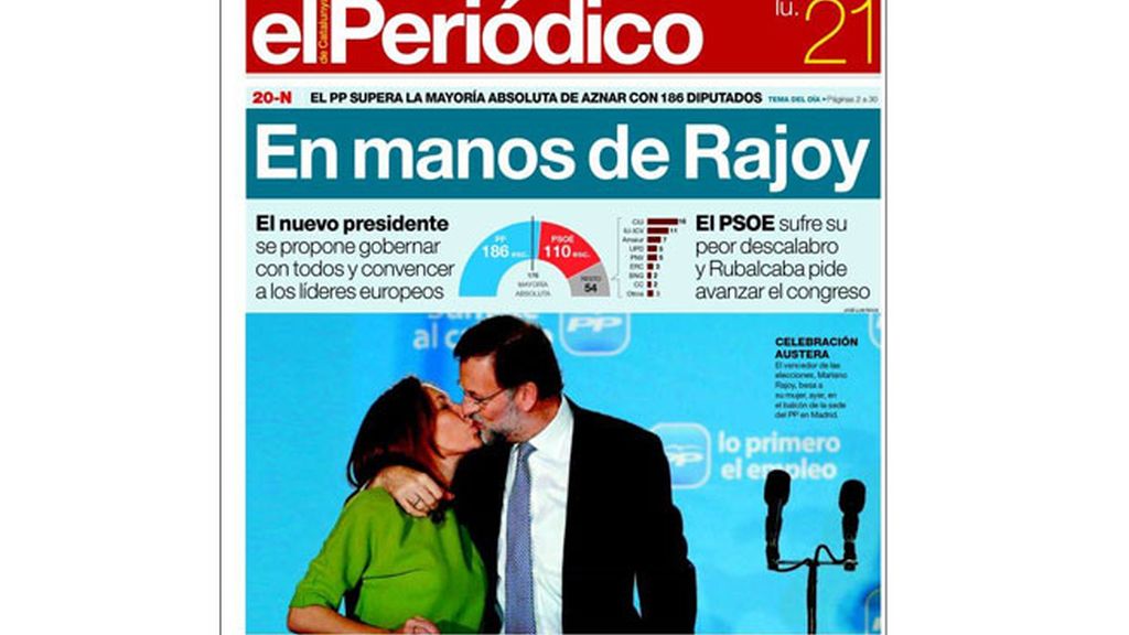 Todas las portadas sobre el resultado electoral