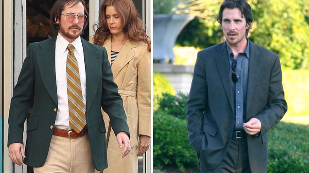 Christian Bale aparece gordo, calvo y envejecido