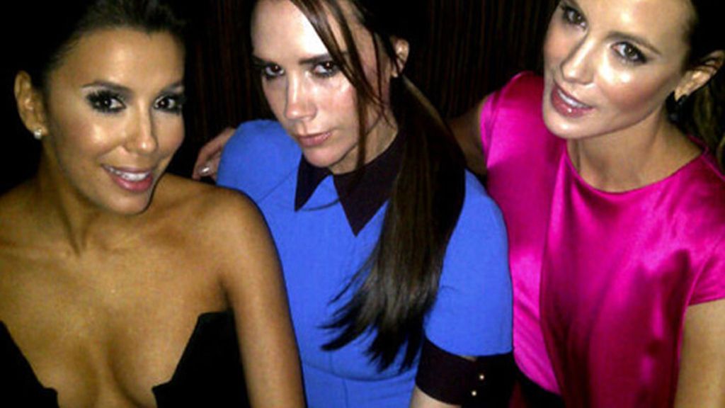 Eva Longoria en el Twitter de Victoria Beckham