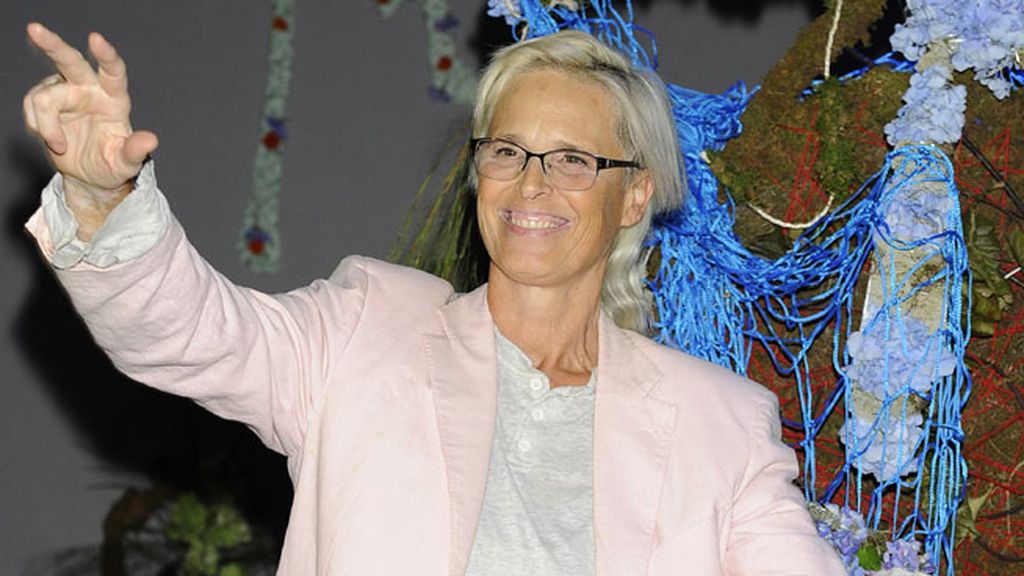 Lucía Dominguín en el desfile de Francis Montesinos