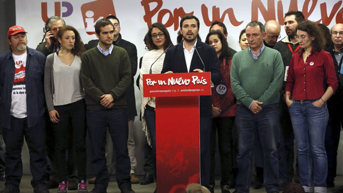 Alberto Garzón valora los resultados electorales