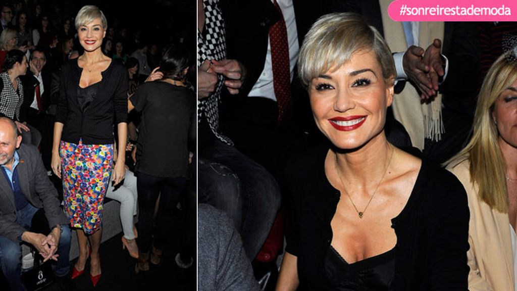 Nieves Álvarez, Elia Galera, Natalia y Soraya en el 'front row' de la Fashion Week