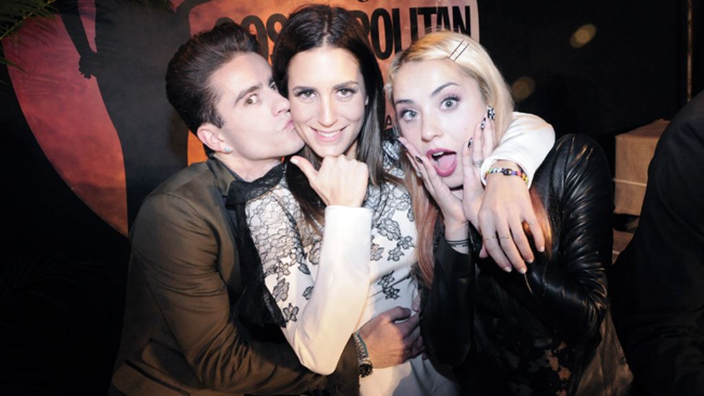 Los inseparables bloggers Pelayo Díaz, Gala González y Miranda Makaroff