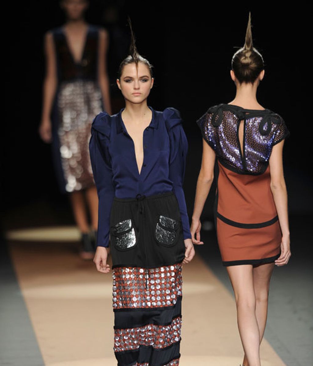 Miguel Palacio llena la pasarela de crestas