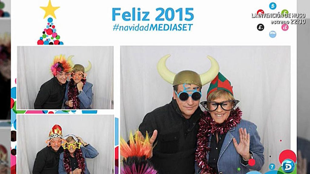 El programa felicita las fiestas con el 'selfiematón'