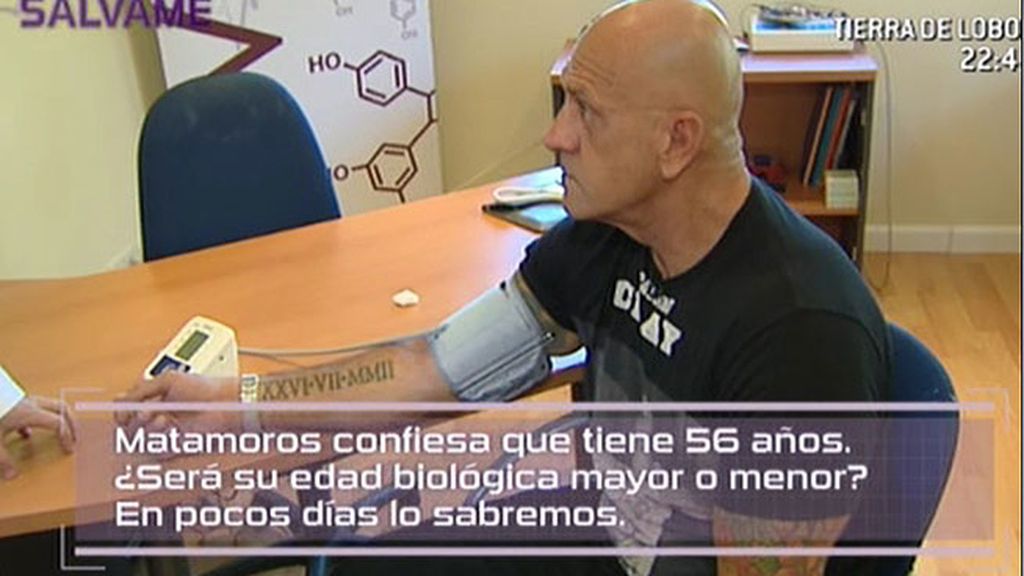 El colaborador se somete a las pruebas para descubrir su edad biológica
