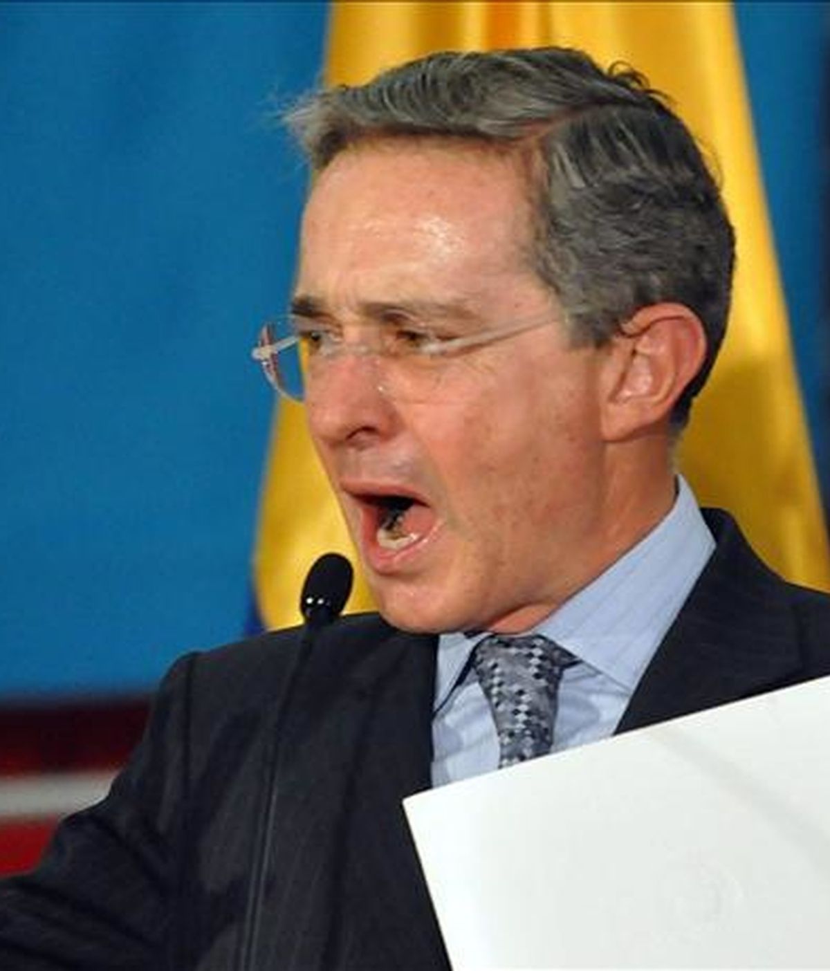 El mandatario colombiano subrayó que "el diálogo es con la democracia. El diálogo no es con los terroristas". EFE/Archivo
