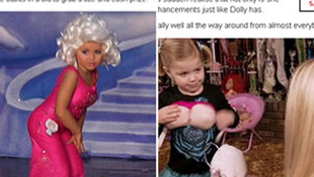 Maddy se pone rellenos en los pechos para imitar a Dolly Parton. Vídeo: Sky News