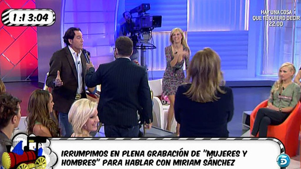 Jorge Javier entrevista a Pipi y Miriam en 'Mujeres y hombres' y propone un polígrafo a Miriam