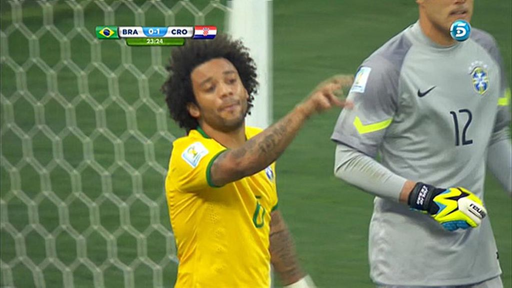 Marcelo quería disculparse tras el gol