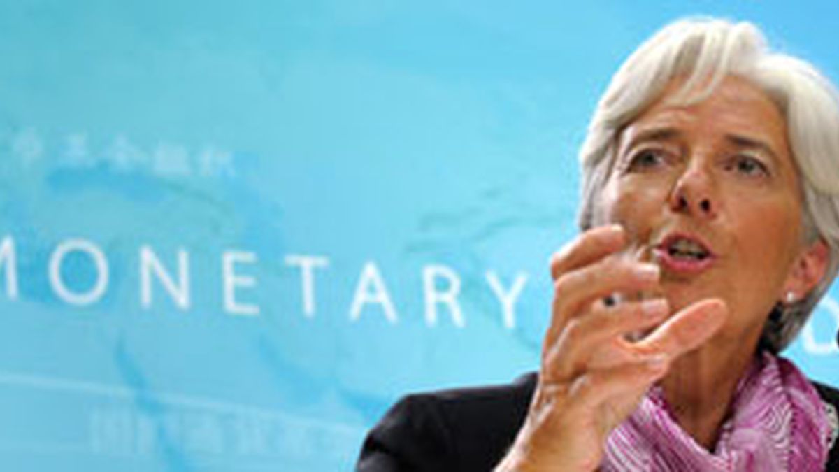 Christine Lagarde, durante su primera comparecencia como directora gerente del FMI el pasado junio. Foto: Gtres.