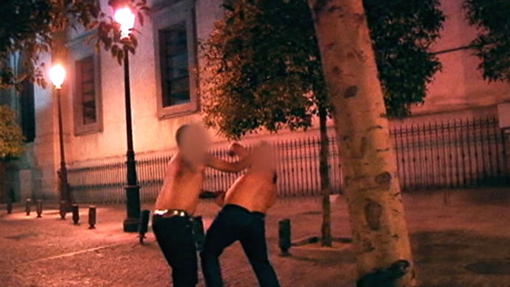 Pelea callejera en las inmediaciones de Atocha