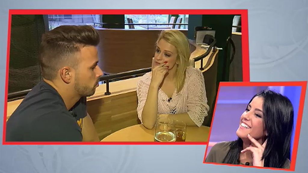 La pretendienta, a punto de llorar por Lukas