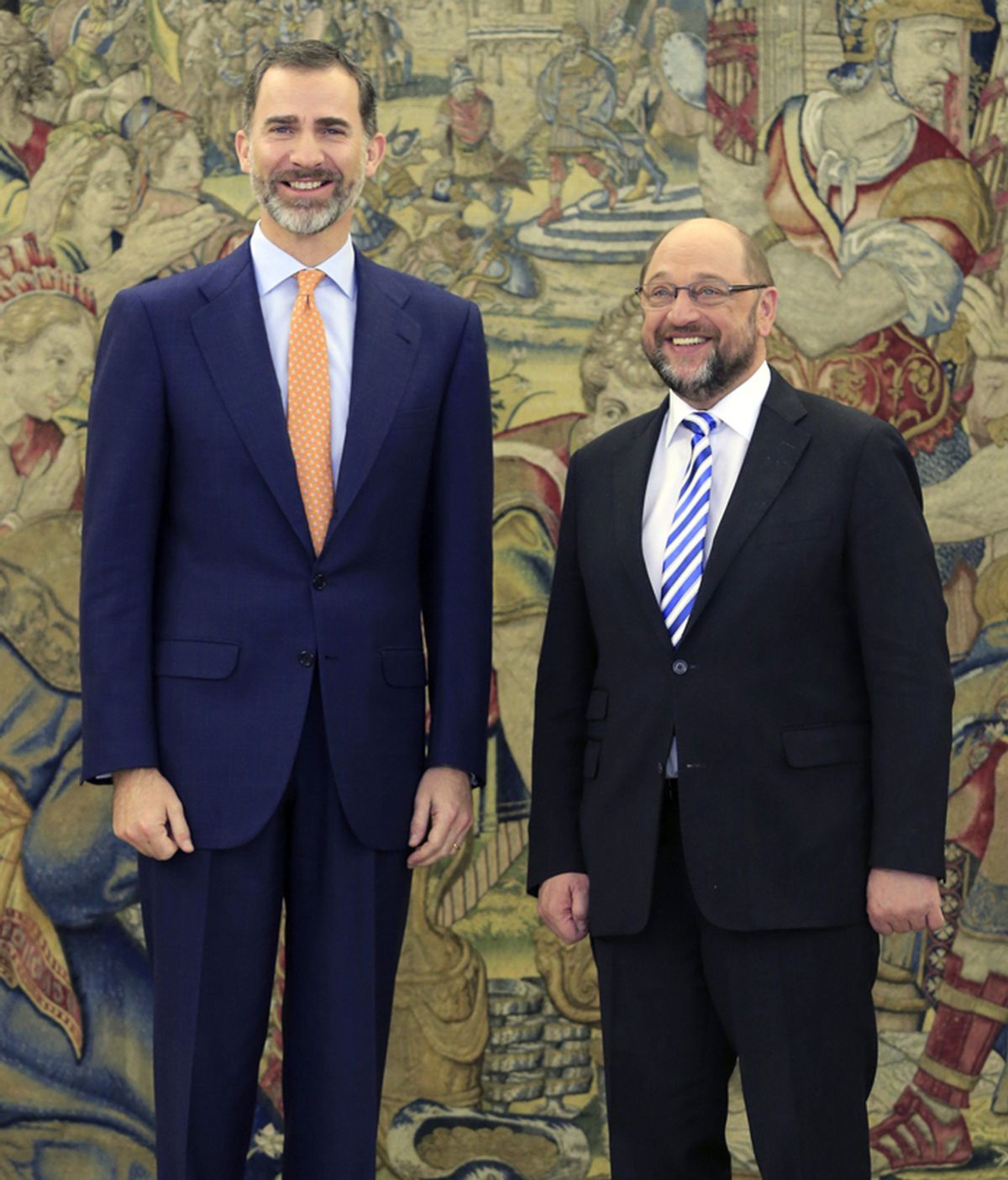El Rey recibe a Martin Schulz